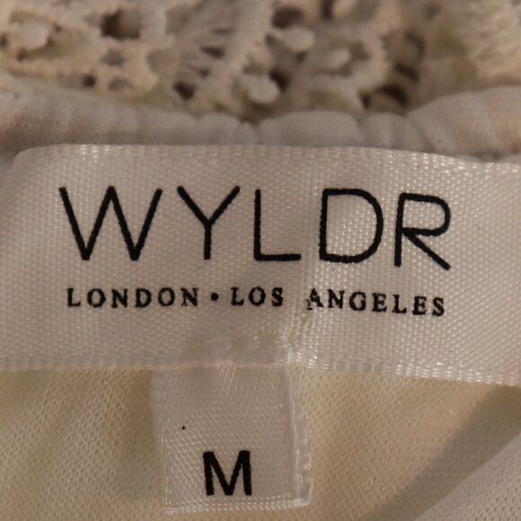 Revolve WYLDR Mailey White Lace Bodycon Sheath Dress Size S - Picture 12 of 15